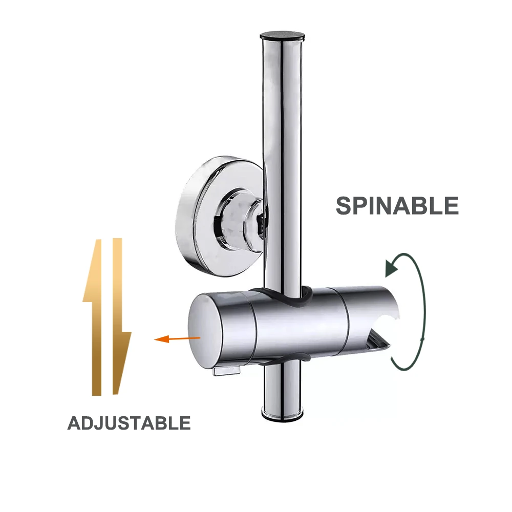 Montado na parede Titular Cabeça de Chuveiro, Levantamento Banheiro Shower Bar, Chuveiro Braço Suporte, Slider, Pulverizador Acessório, Handhold Sliding Rail Rod