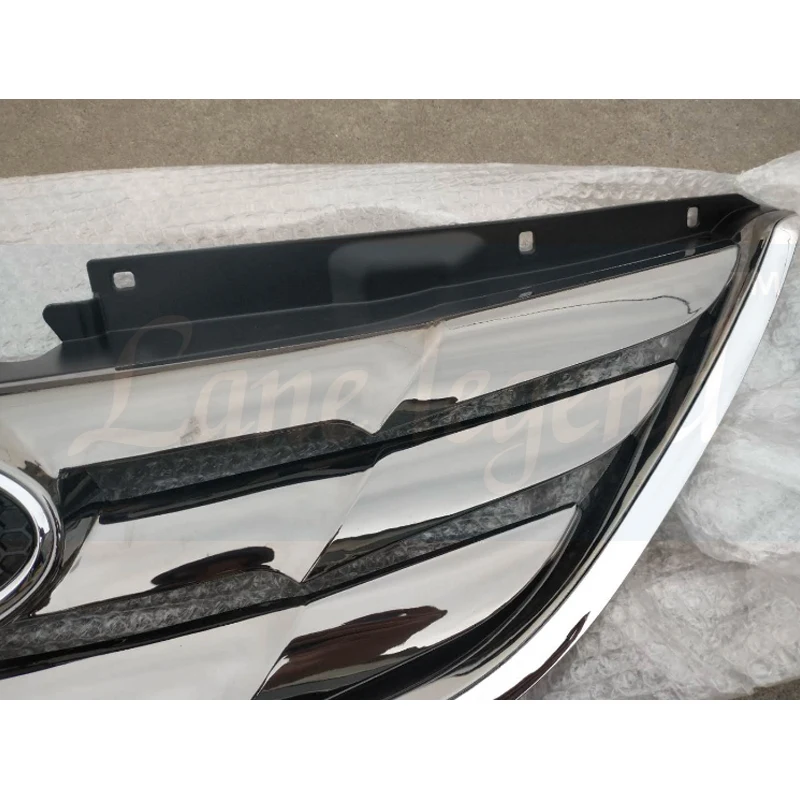Chrome ABS Car Front Upper Grill Horizontal Grille for Hyundai Sonata YF Grille 2009-2014 Racing Grills