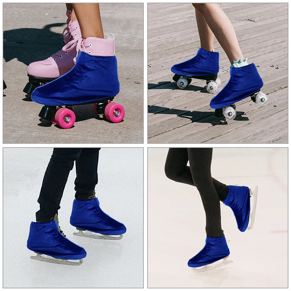 Acessórios patins criança crianças guardas de gelo poliéster saco de patinação artística resistente ao desgaste protetores de bota