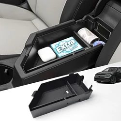 Center Console Organizer Tray for Volkswagen Jetta VW 2020-2025 2026 Armrest Storage Box Car ABS Accessories Insert Storage Box