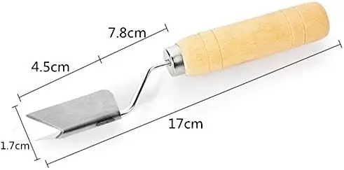 V-shaped stainless steel pineapple cutter pineapple eye peeling knife fruit seed removal tool 17cm 1x Peeling Tool