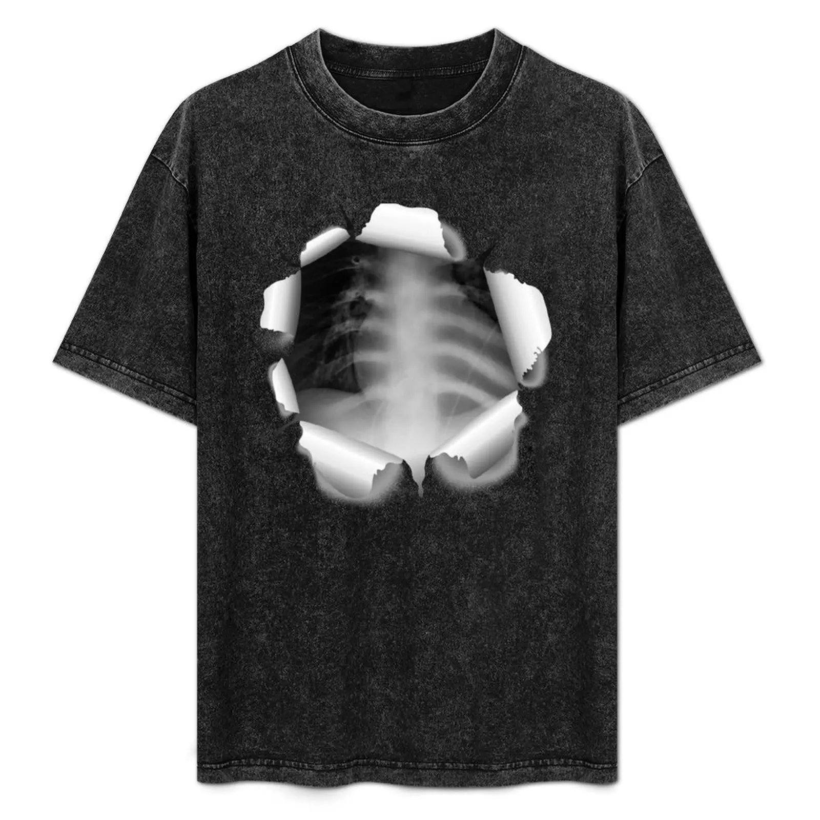Chest Burst X-Ray T-Shirt Summer Holiday T-Shirt