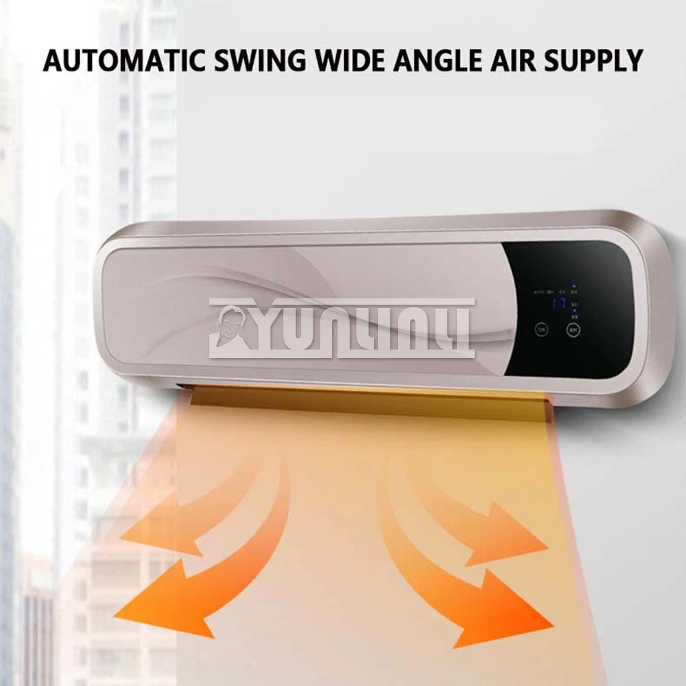 3000W Heating Fan Household Bathroom Exemption Heater Energy-saving Fast Heat Wall-mounted Heater