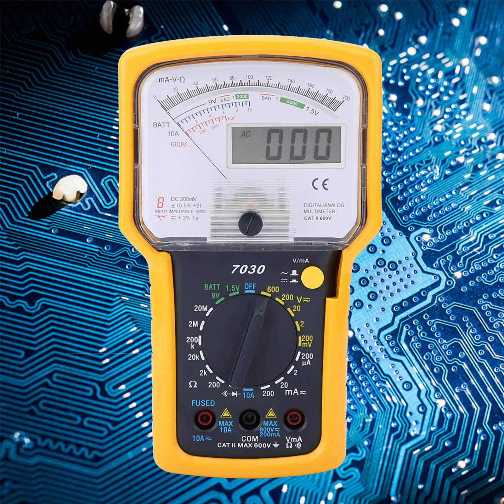 KT7030 Analog Multimeter KT7030 Multifunction High Sensitivity High Accuracy Analog Digital Double Display Multimeter Multimeter