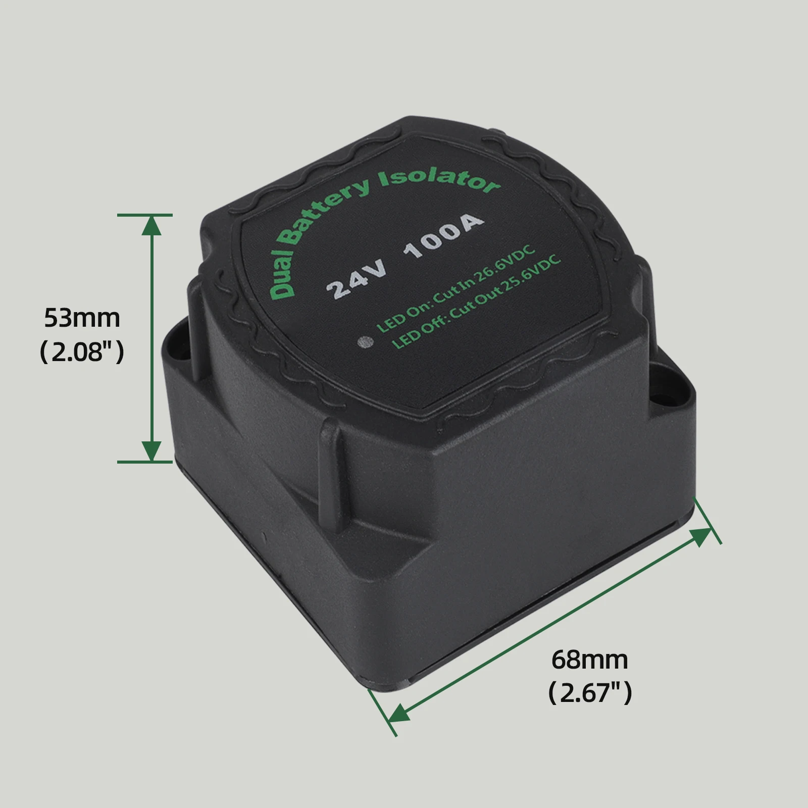 Voltage Sensitive Split Charge Relay VSR 24V 100A Smart Dual Battery Isolator For Car RV\'s Boat Marine Camper Truck