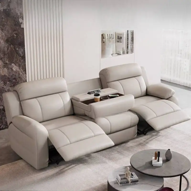 Classic Gray Electric Sofas European Minimalist Relax Lounges Living Room Sofas Quality Style Sofa Wohnzimmer Furniture For Home