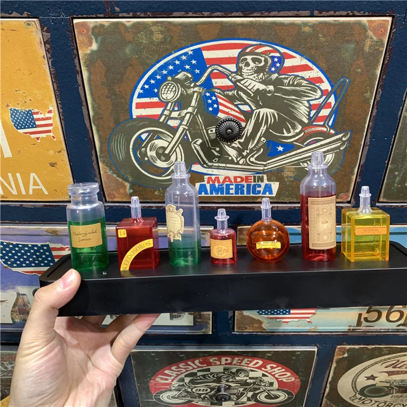 Harry Potter Potion Bottle Desktop Decorative Light Voice Controlled Led Color Light Collectibles Atmosphere Kids Toys Xmas Gift