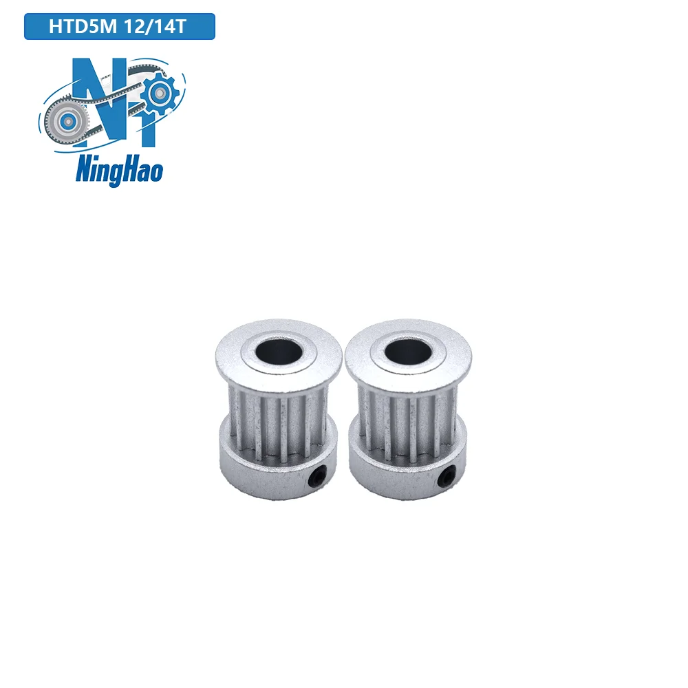 HTD 5 متر 10 الأسنان 12 الأسنان Ktype توقيت بكرة حزام عرض 10/15/20 مللي متر تتحمل 5/6/6.35/7/8/10 مللي متر 10T 12T متزامن عجلة 5 متر بكرة