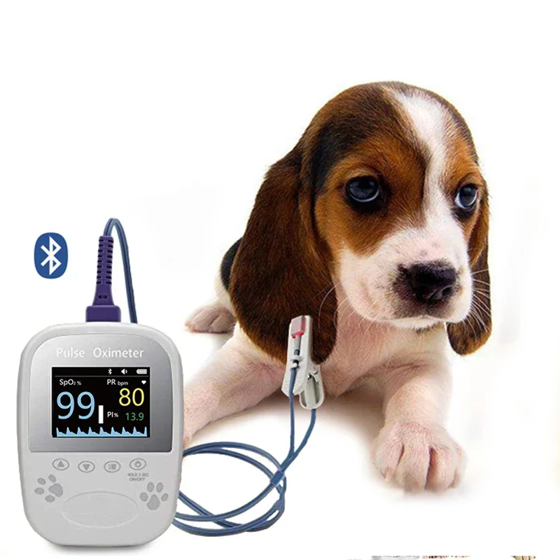 RTS01Handheld Vet Pulse Oximeter Animal Hospital Use Pulse Oximeter Diagnosis &  Small Animal Veterinary for Pet