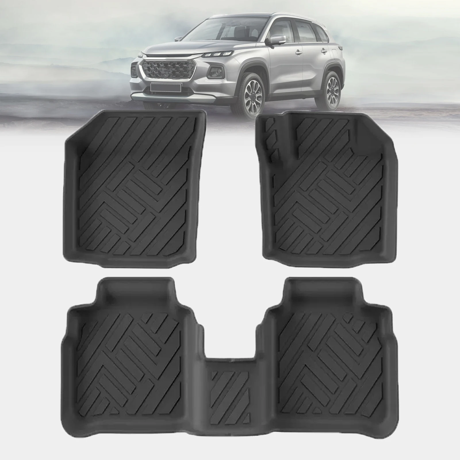 

for Suzuki Grand Vitara 2025 2024 2023 Non-Slip Easy Clean Dustproof TPE Car Floor & Trunk Mats Not Fit For Left Hand Drive