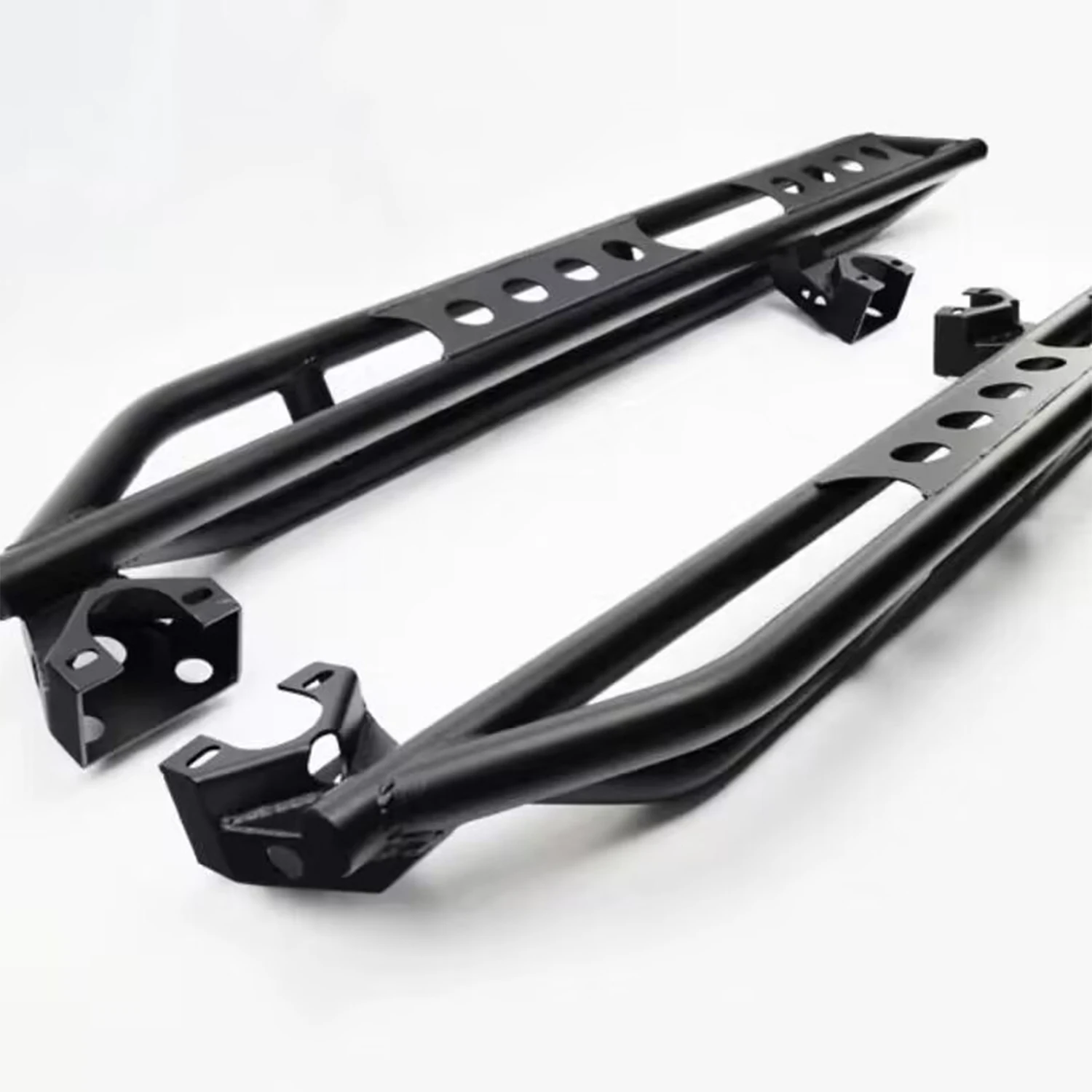 

one pair Lantsun J47 Steel Side Step Running Board for jeep for wrangler JK 2007-2017 4 Door