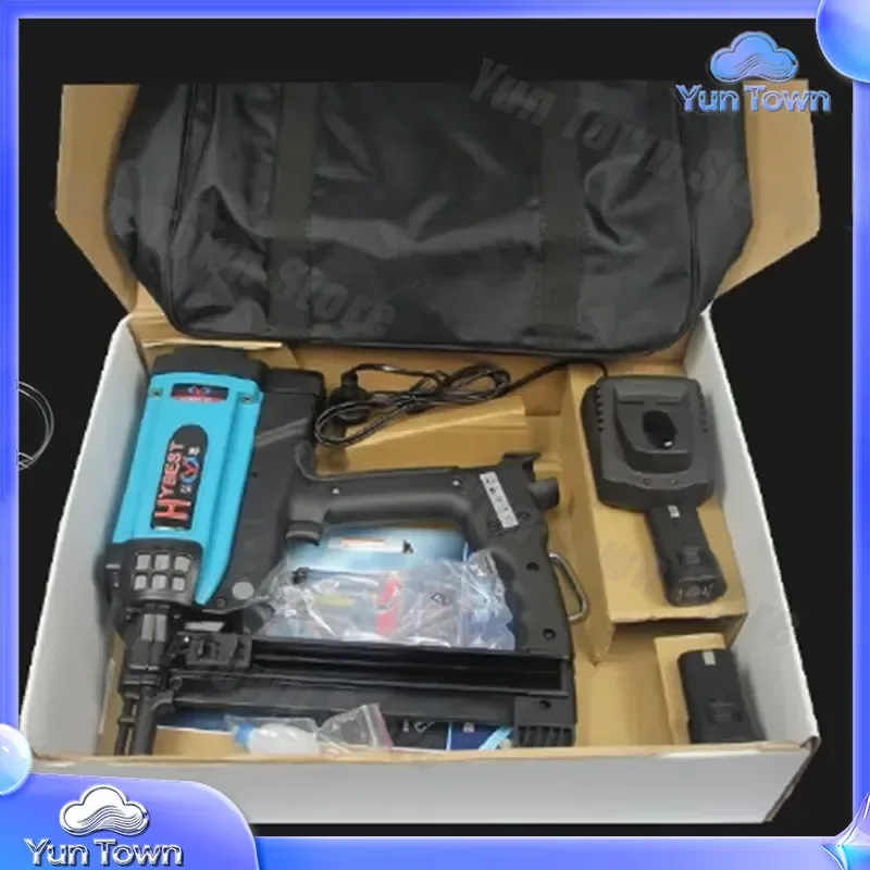Pneumatic Nail Gun for Lithium Battery Gas Nail Gun Steel Air Stapler Pneumatic Tools for Frame Trunking Construction