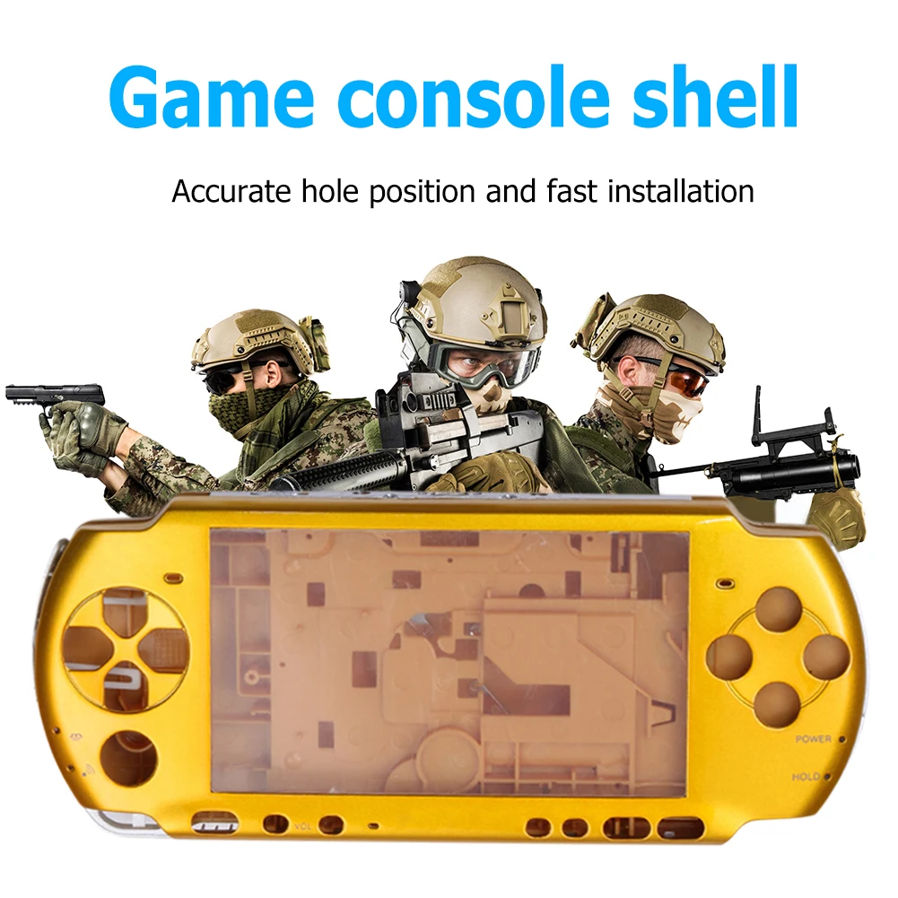 High Quality Full Housing Shell Cover Case with Button Kit Replacement Housing Shell Cover for Sony PSP3000 PSP2000 Game Console