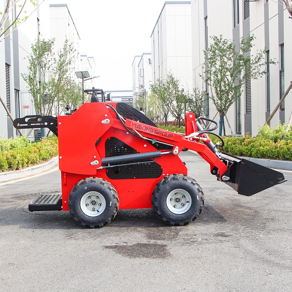 YG-S460 مصنع تخصيص جرافة انزلاقية التوجيه تسليم سريع الرافعات الهيدروليكية انزلاقية التوجيه رخيصة الثمن لودر عجلات صغير للبيع