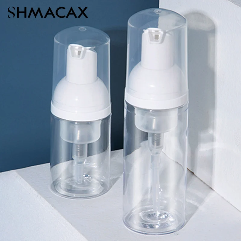 5Pcs 30/60ml Foam Pump Bottle Empty Face Cleaner Cosmetic Bottles Soap Dispenser Refillable Hand Sanitizer