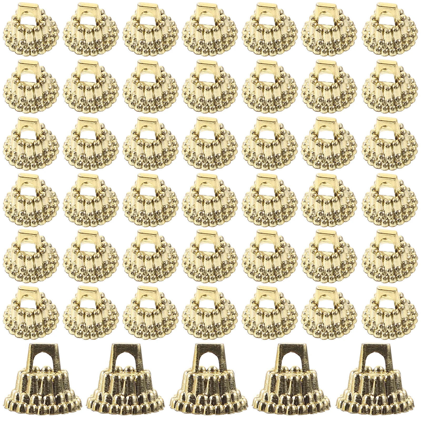 

1Set Hanging Balls Fittings Ball Pendants Holder Miniature Tree Top Covers for Christmas Decoration Handmade Crafts