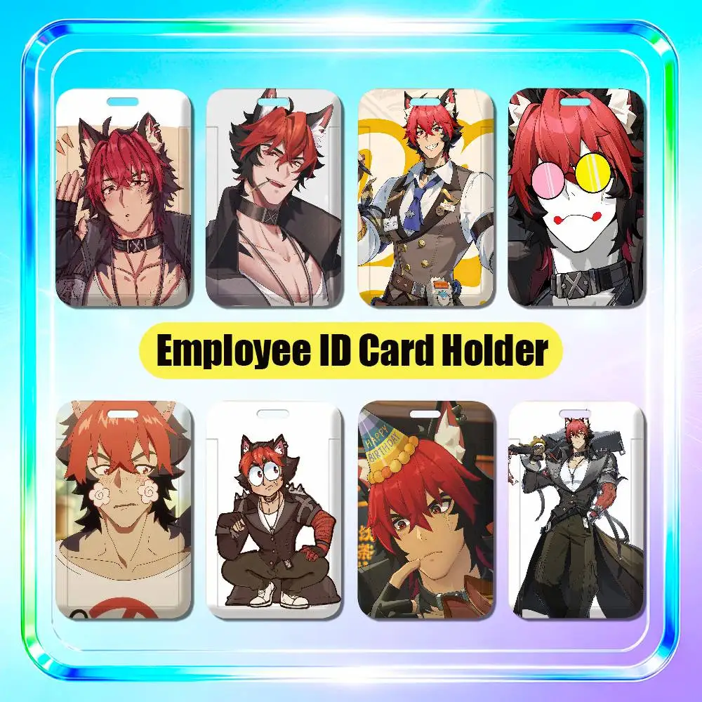 For Komano Manato Zenless Zone Zero ZZZ Employee ID Card Holder Office Badge Work Student Bank Credit Hard Holders Case Shell