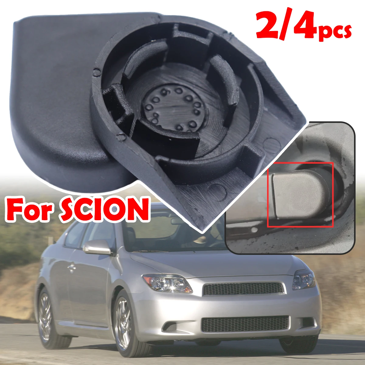 

Front Windshield Windscreen Window Wiper Arm Nut Rocker Cap Bolt Cover 8529213010 For SCION TC 2005-16 XA 2004-2006 XB 2008-2015
