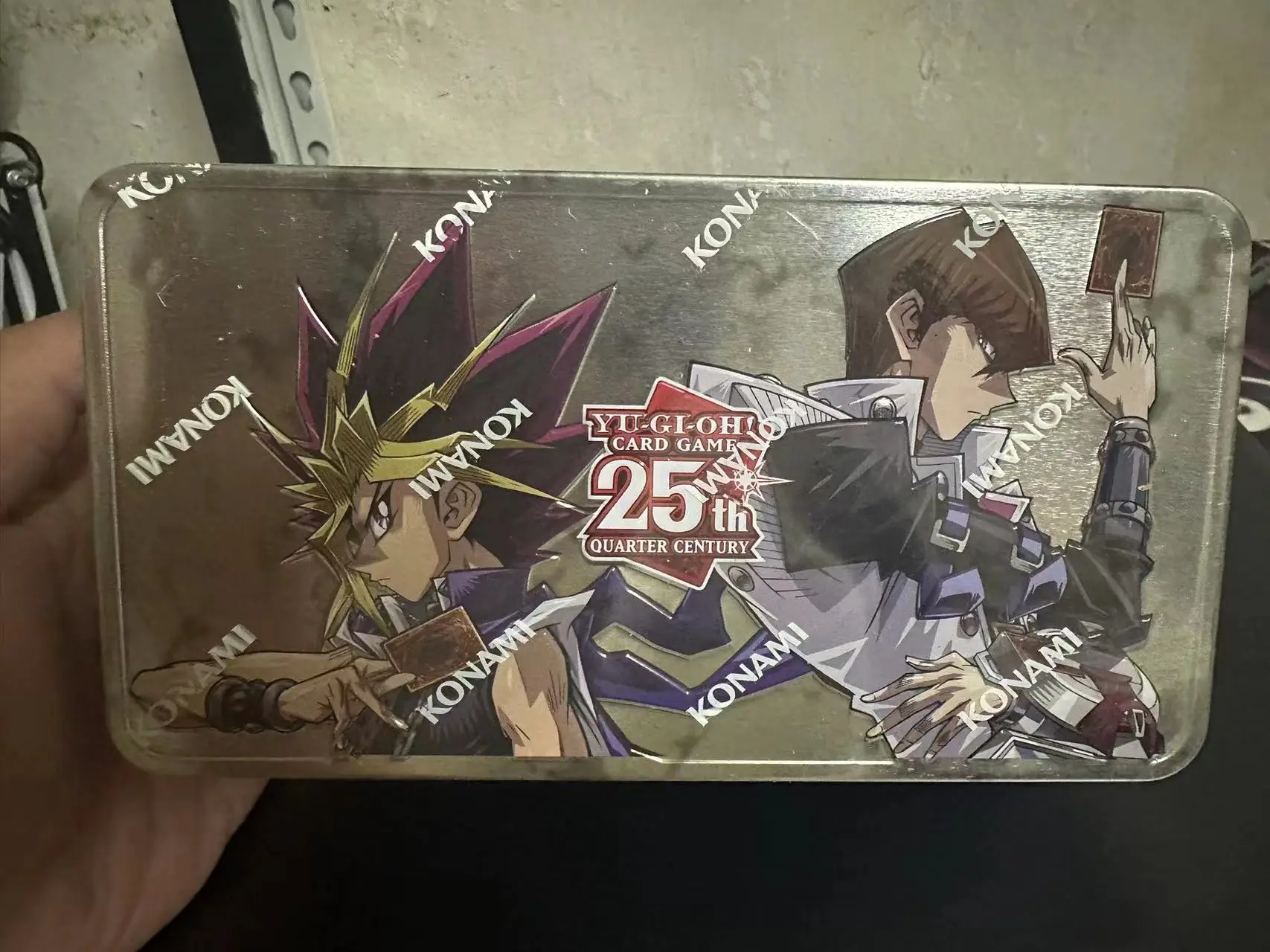 

Yugioh KONAMI Duel Monster TCG 25th Anniversary Tin Dueling Mirrors MP24 English 1st Edition Collection Sealed Booster Metal Box