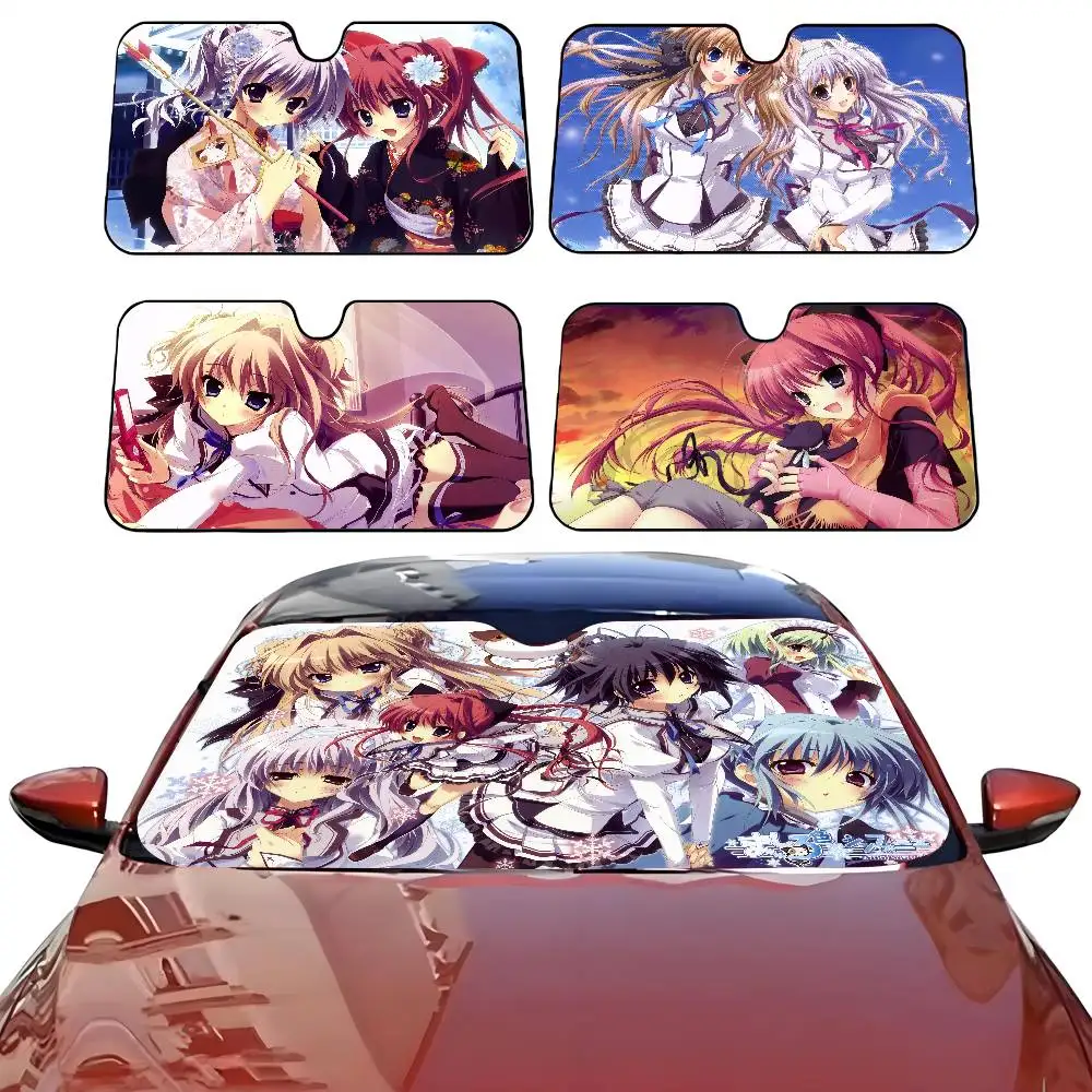 

ANIME M-Mashiroiro Symphony Автомобильный солнцезащитный козырек Зонтик для лобового стекла автомобиля Солнцезащитный козырек УФ-защита и внутренний охладитель
