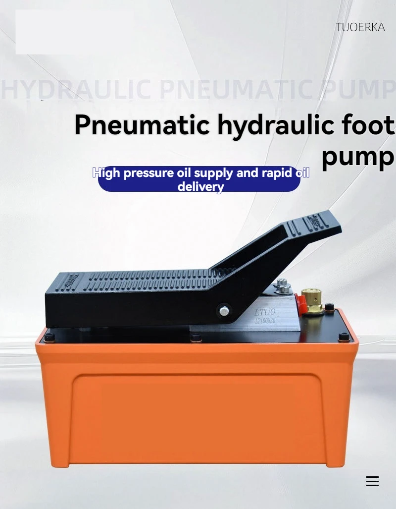 

Pneumatic Hydraulic Pump Foot Operated Pump 1.6L Manual Pump Power Unit Air Driven Hydraulic Pump plastics Beam Corrector