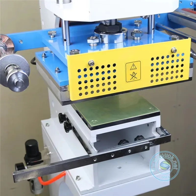Semi-Automatic Pneumatic Plastic Basket Hot Foil LOGO Embossing Printing Machine Heat Press Machine for Embossing Designs