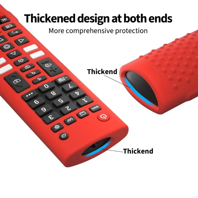 918C Ergonomic Silicone Remote Case for AKB76040302 Remote Enhanced