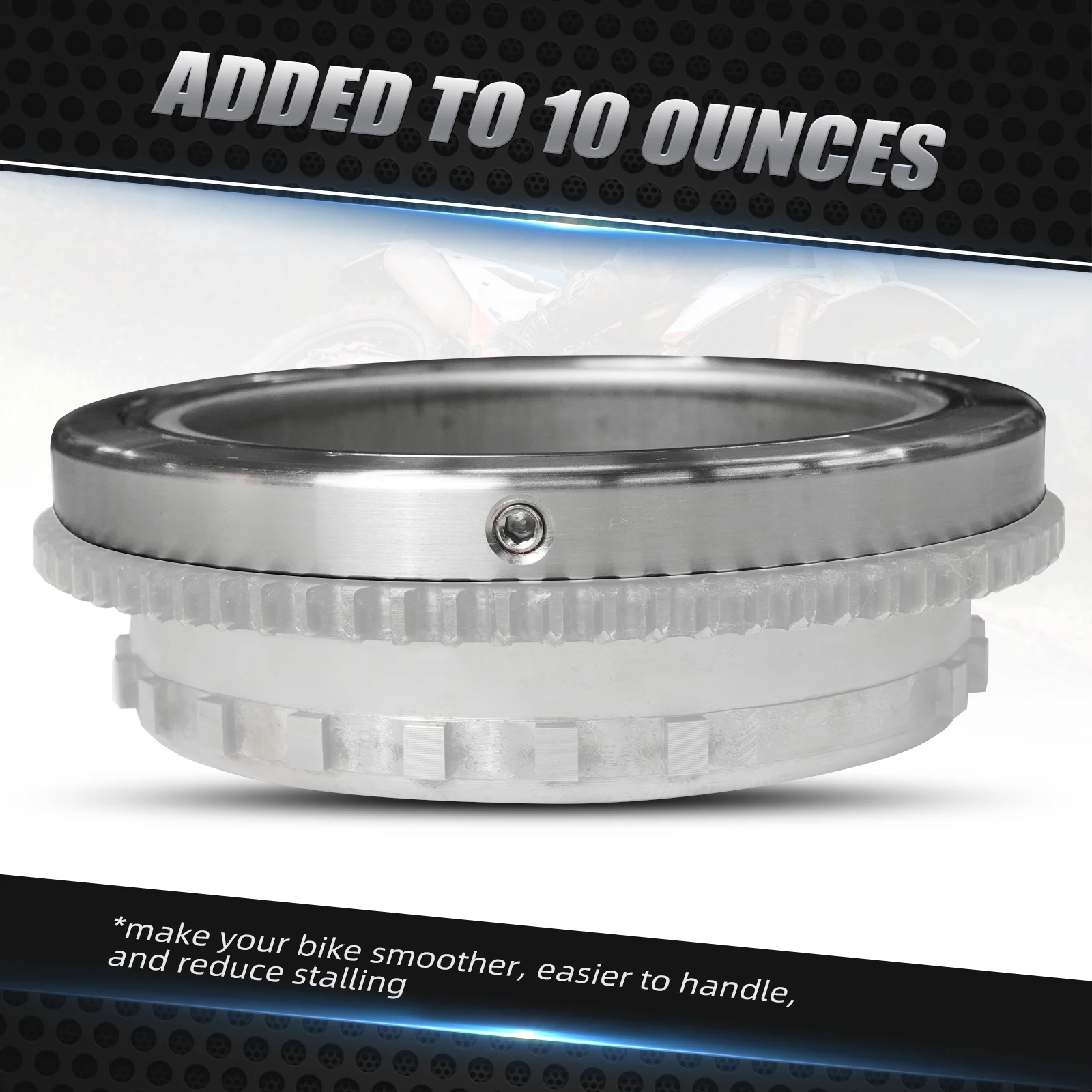 NICECNC For KTM EXC 300 2017-2022 10oz/283(±5g) Flywheel Weight Circle EXC 250 XCW 300 XC300 6D tpi 17-22 EXC tpi 250 300 2023