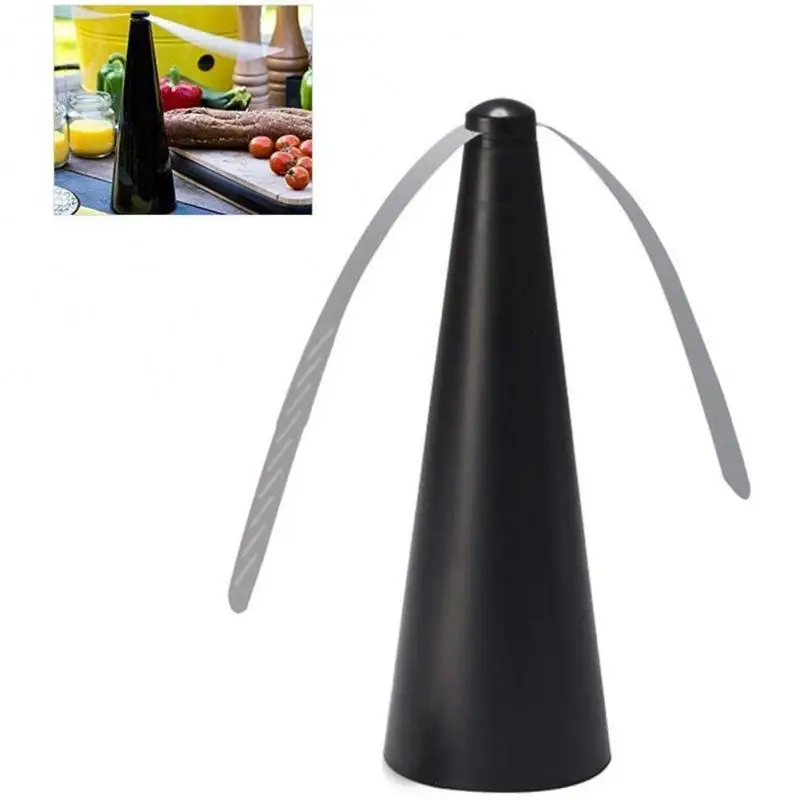 Outdoor Fly Bug Repeller Kitchen Dining Table Meal Pest Fan Desktop Tabletop Electric Battery Operated Food Protector Tool