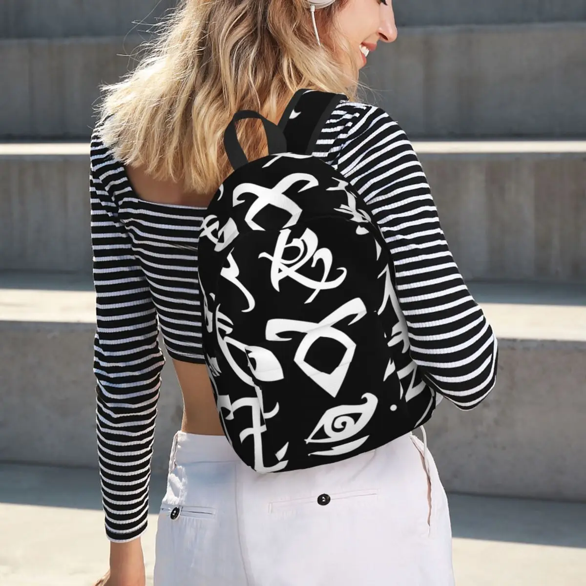 Shadowhunters, Shadowhunters Runes, Mortal Instruments Backpack Hot Sale Daypack BookBag School Bag Shoulder Bags for Men Women
