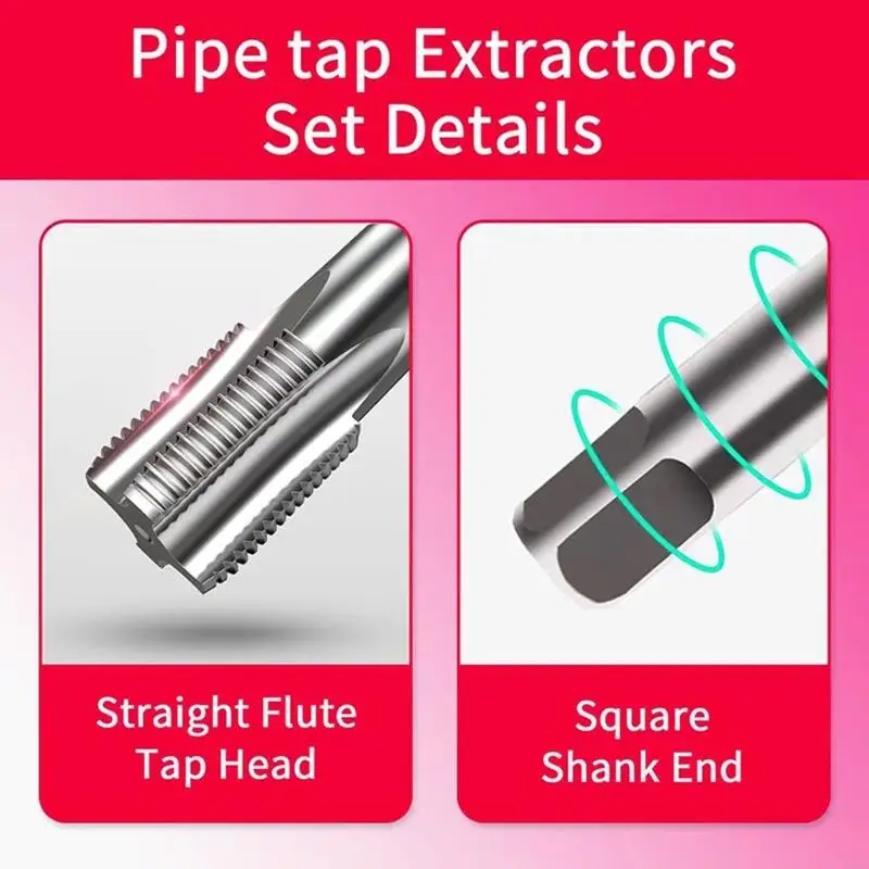 Профессиональный метчик 1-1/2NPT для восстановления трубной резьбы в водопроводных системах 37JD