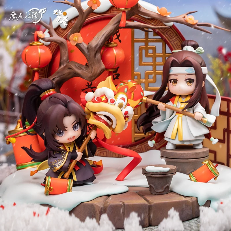 New Mo Dao Zu Shi Figure Wei Wuxian Wangji Model Dolls Figurines Grandmaster Of Evil Kultivasi Action Figures 3d Tokoh Aksi Poh