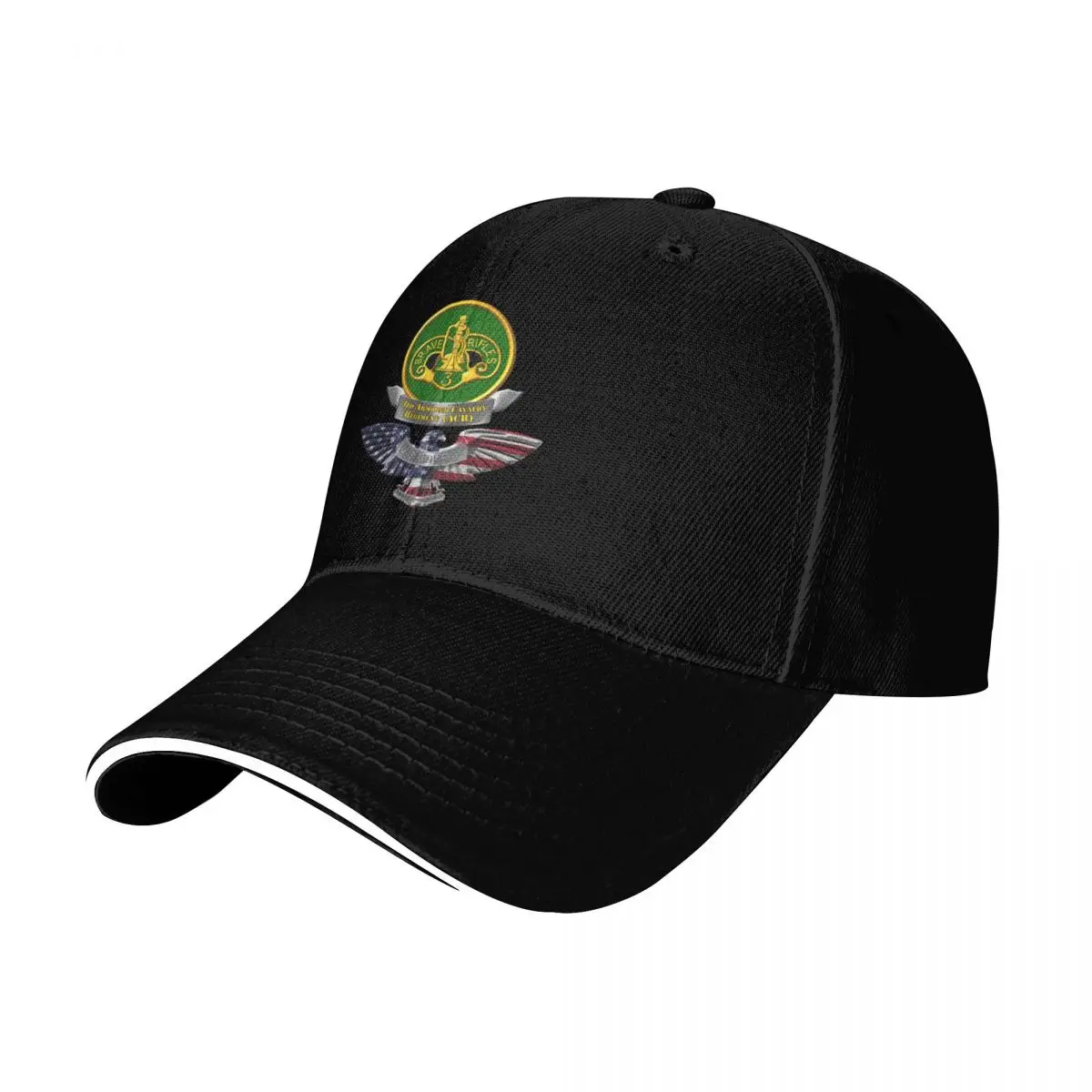 3rd Armored Cavalry Regiment (ACR) Veteran Baseball Cap Sun Protection UPF 50+ Breathable Mesh Back Adjustable Buckle Closure