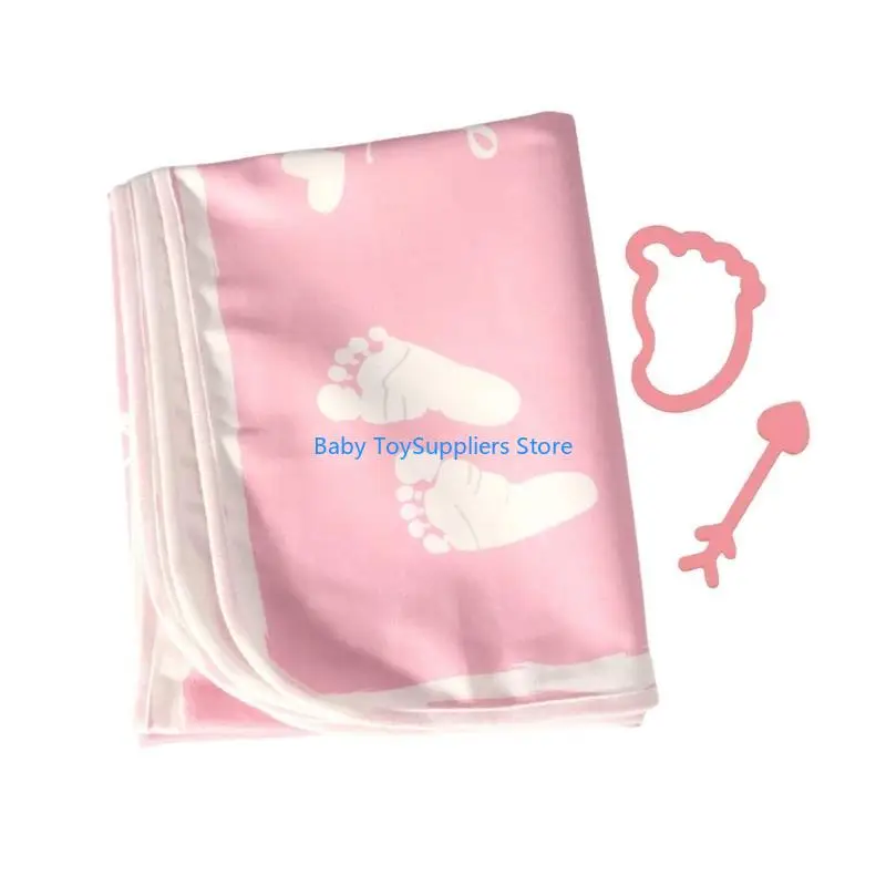 

R1WF детское одеяло с диаграммой роста мягкие дышащие новорожденные ежемесячные рекорды