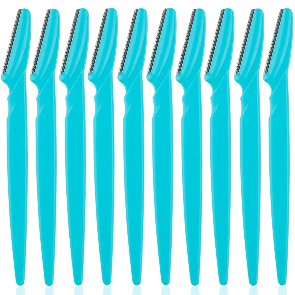3/10Pcs Augenbraue Epilation Haar Entfernung Schneider Sicherheit Messer Make-Up Schaber Augenbraue Trimmer Klinge Frauen Gesicht Rasierer Tragbare