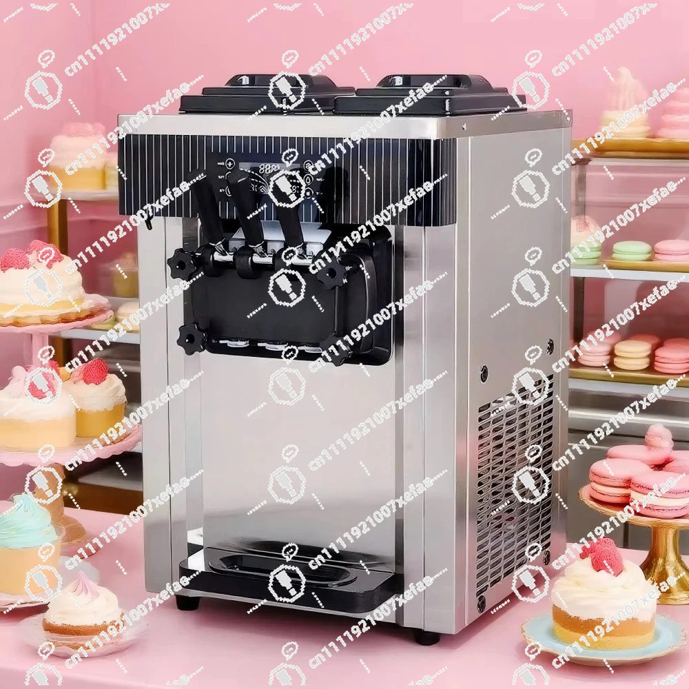 

Efficient Ice Cream Machine Sundae Cone Automatic Stainless Steel Dessert Machine