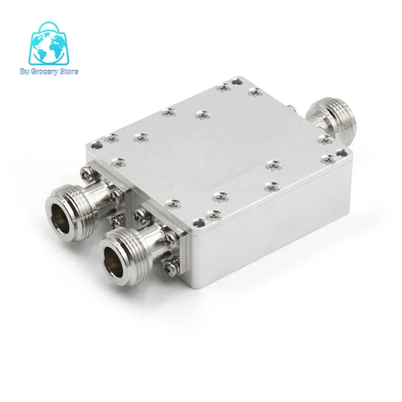 for N Type Female RF Power Divider, 0.5-6GHz 1 In 2 Out WiFi Signal Power Distributor with Circuit Breaker