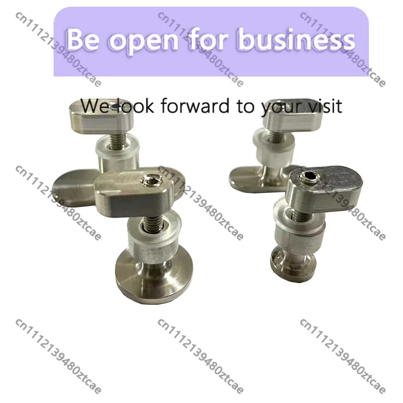 Stainless Steel Round Pull Tabs Auto Body Dent Repair Cold Glue Leveling Fitting No Sheet Metal