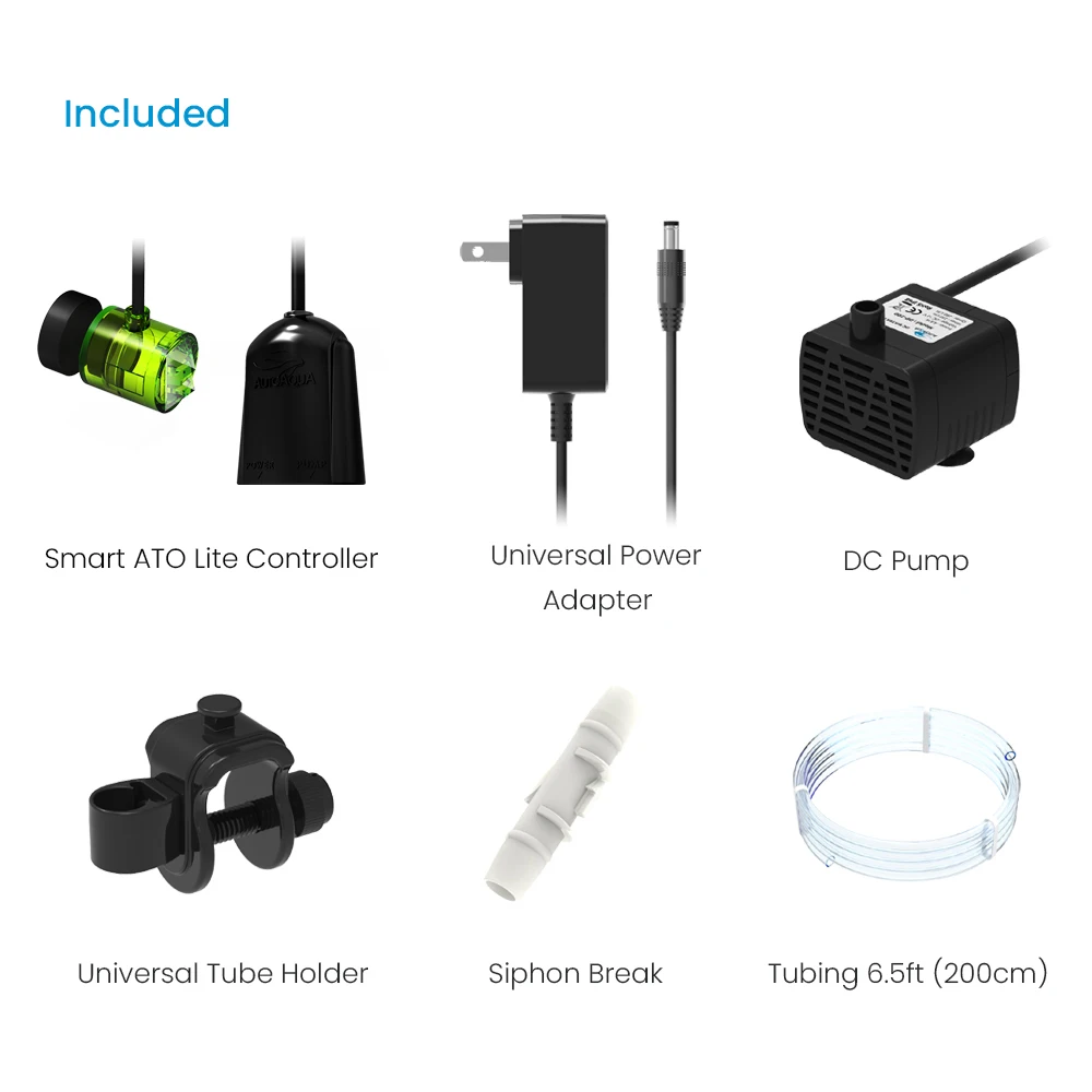 AUTOAQUA Smart ATO Lite 110V-220V Aquarium Auto Top Off System Water Filler Refiller Level Controller with Pump