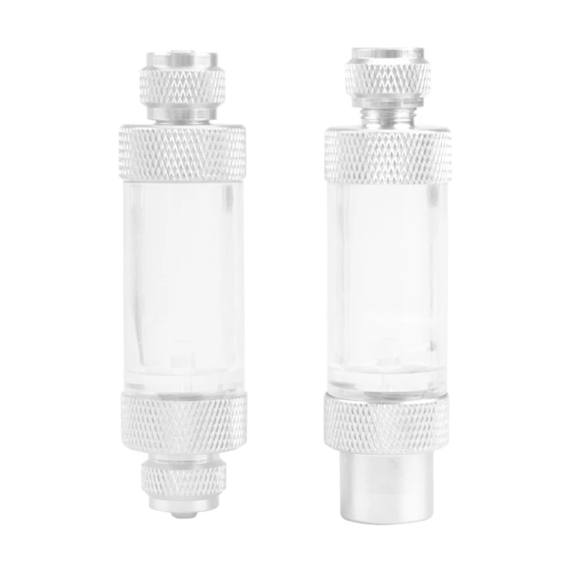 Y1UB Aluminum Alloy Aquarium Check Valve-Regulator Aquarium CO2 Bubble Counter Aquarium System Diffuser Regulator Reactor