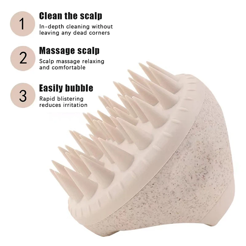 

【W】Массажер для головы, щетка для шампуня, щетка для мытья волос, щетка для кожи головы, мягкий силиконовый массажер для кожи головы, расческа для волос, шампунь для удаления перхоти