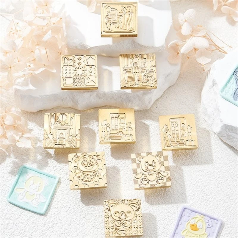Animal Series Sealing Wax Stamp Brass Head Wax Seal Stamp for DIY Envelopes Wedding Invitations Gift Wrapping Decoration C7AC