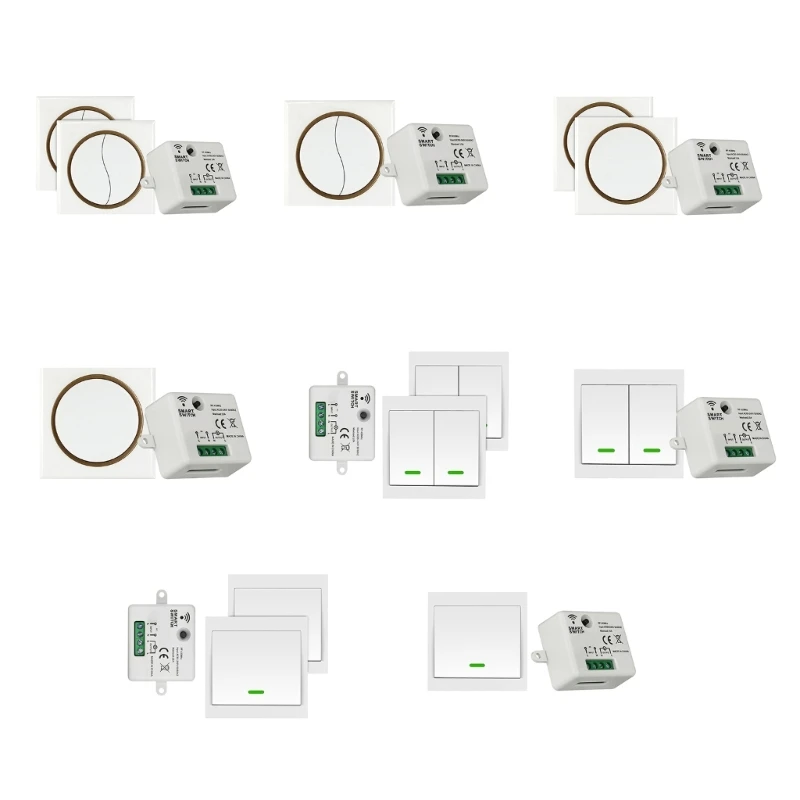 110~240V Wide Voltages Single Channel Home Lighting Controls Module Wireless Switches Module for Various Appliances