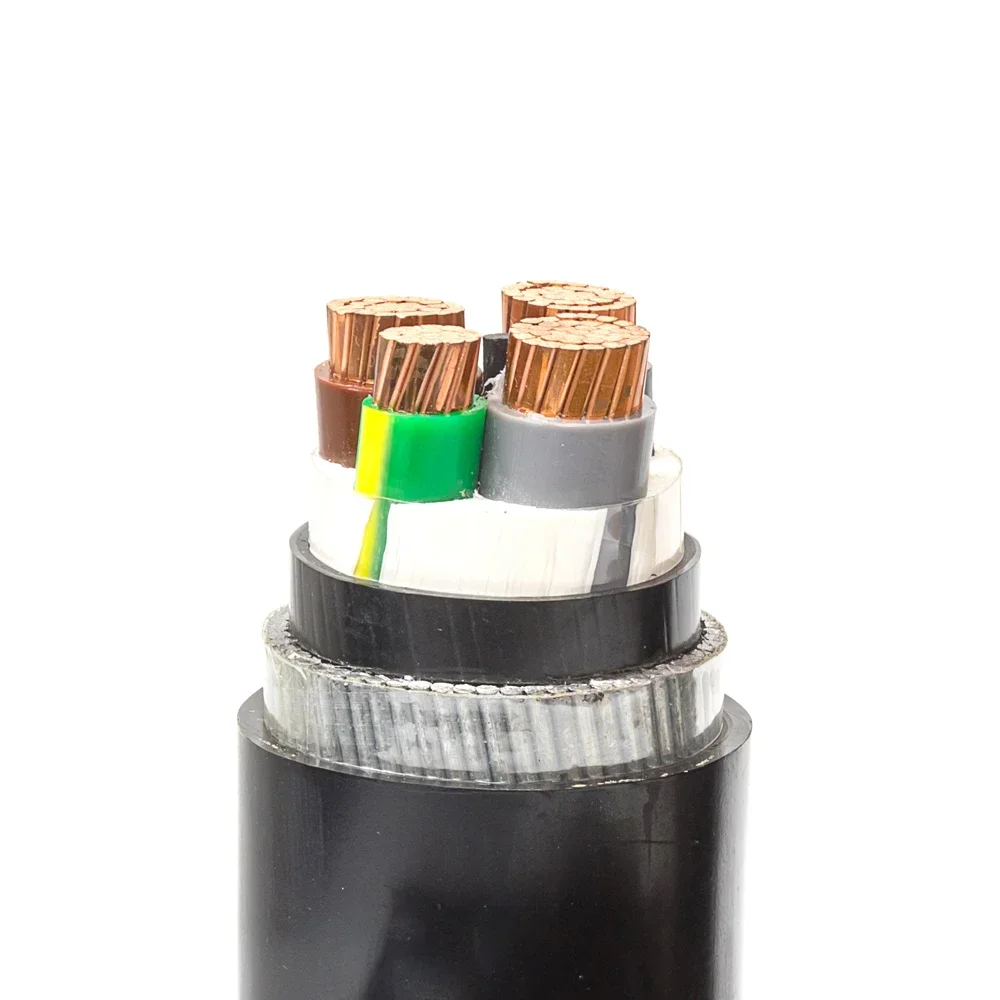 Wholesale 16mm 3 Core 4core Armoured Cable Price Medium Voltage Copper Conductor  PVC/XLPE Insulated 400mm Armoured Cable
