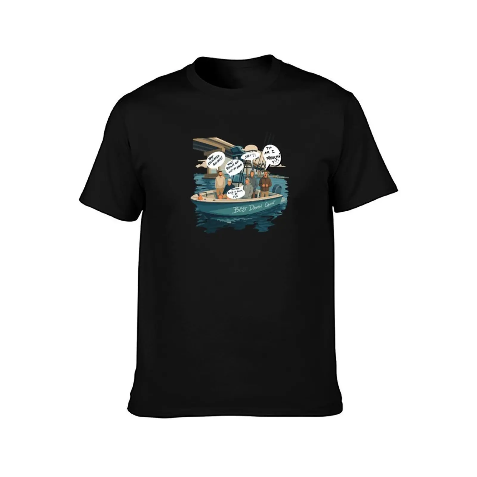 Captain Brock Horner best charter captain T-Shirt cotton t-shirt plain for man package T-Shirt