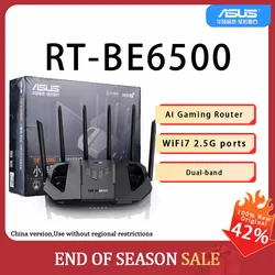 ASUS TUF Gaming Pro BE6500 WiFi7 portas 2,5GRouter para jogos Ai de banda dupla