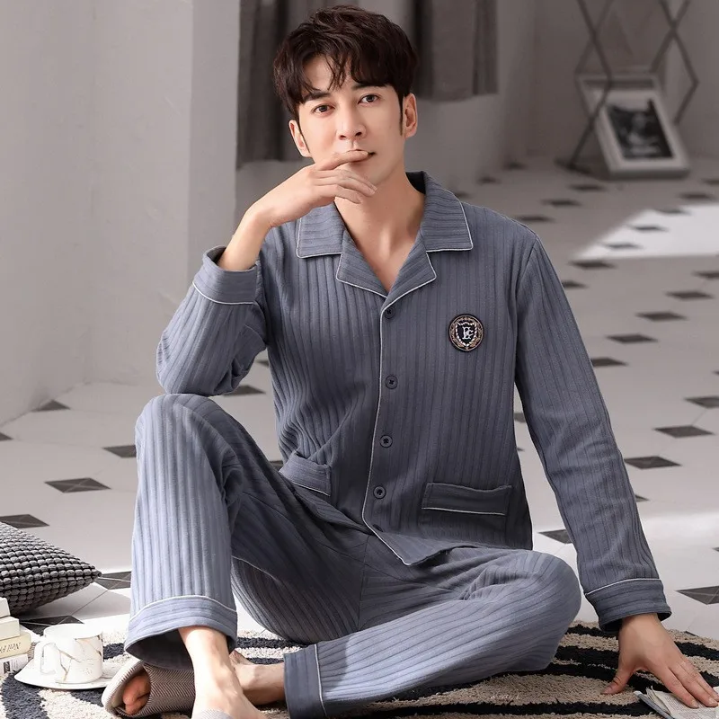 

Nightgowns Men's Clothing Homewear Autumn Spring New Thin Cardigan Haute Couture Comfort Casual Versatile Wearable Stylish Loose