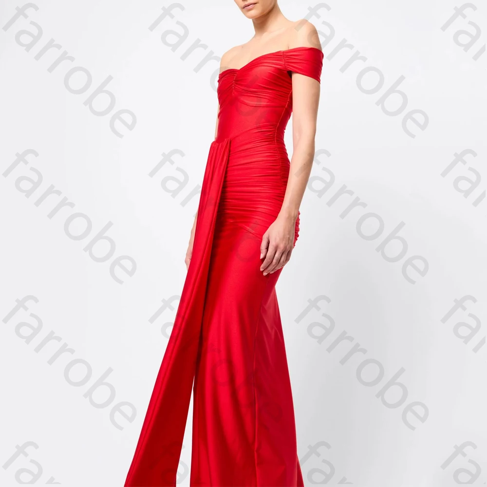 Robe de soirée trapèze personnalisée, élégante, épaules dénudées, robes de soirée formelles, exquises, de haute qualité, robes de bal pour femmes