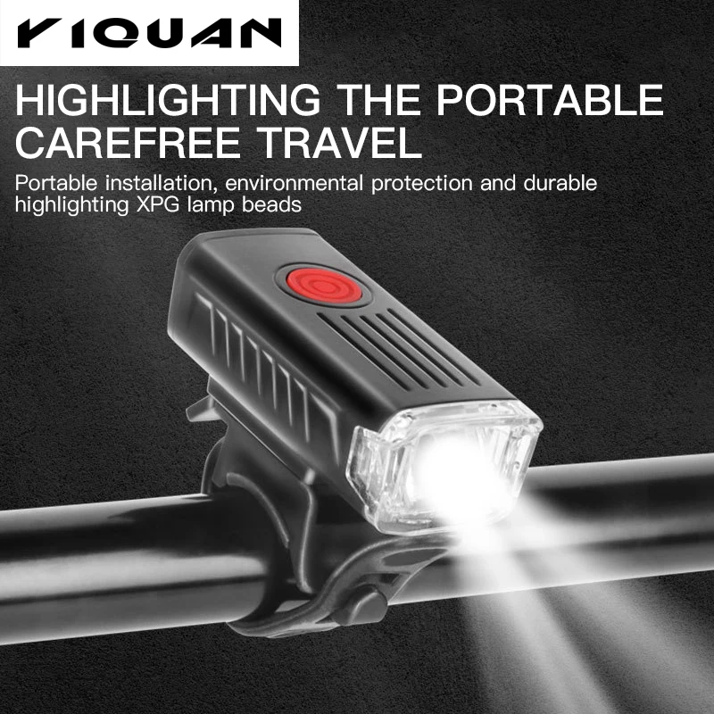 X-TIGER juegos de luces para bicicleta resistente al agua ABS de alta luminosidad 3 modos de luz faro delantero y luz trasera para bicicleta conducción nocturna