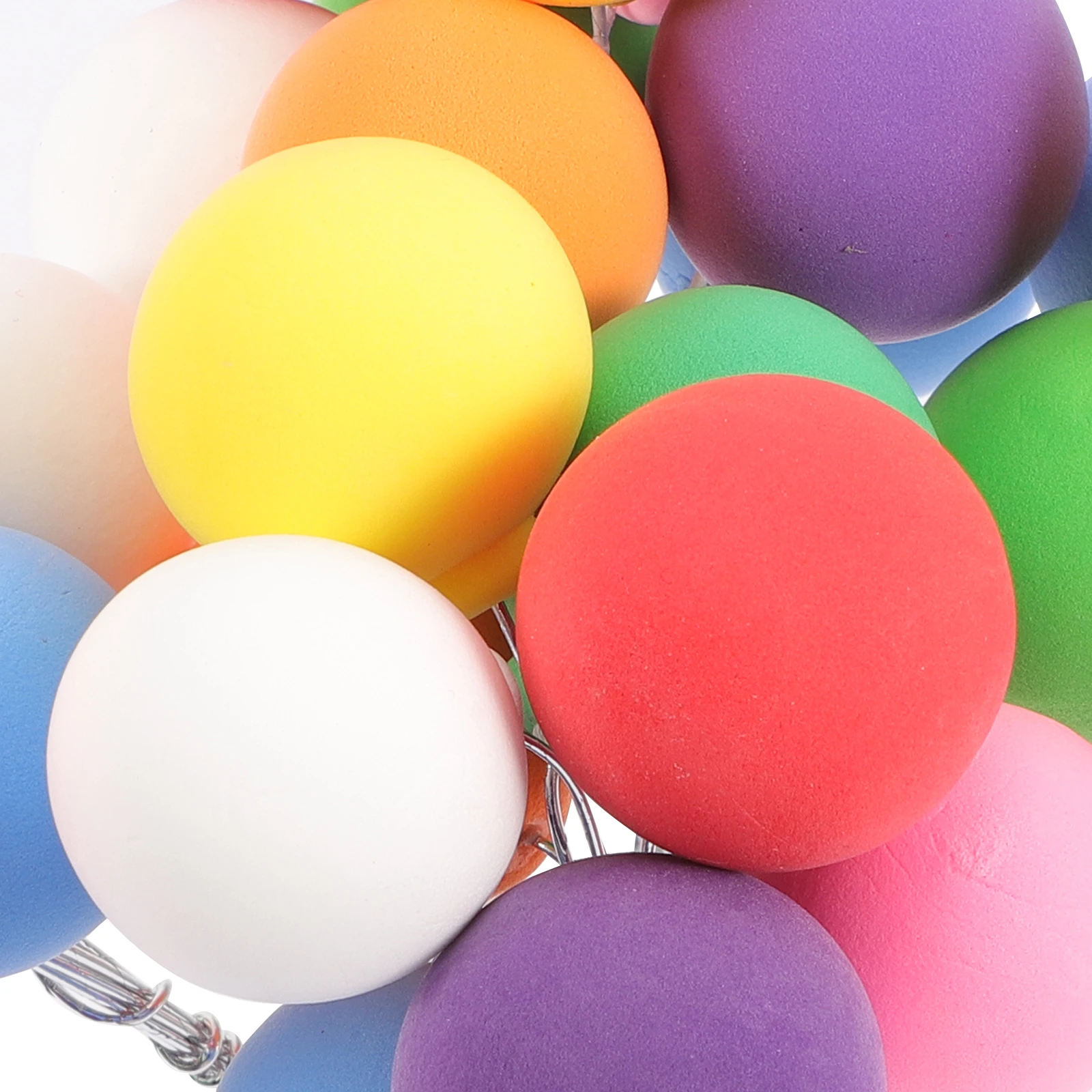

4 Pcs Decorate Balloon Plug-in Child Colorful Ornaments Iron Wire Mini Cupcake Toppers
